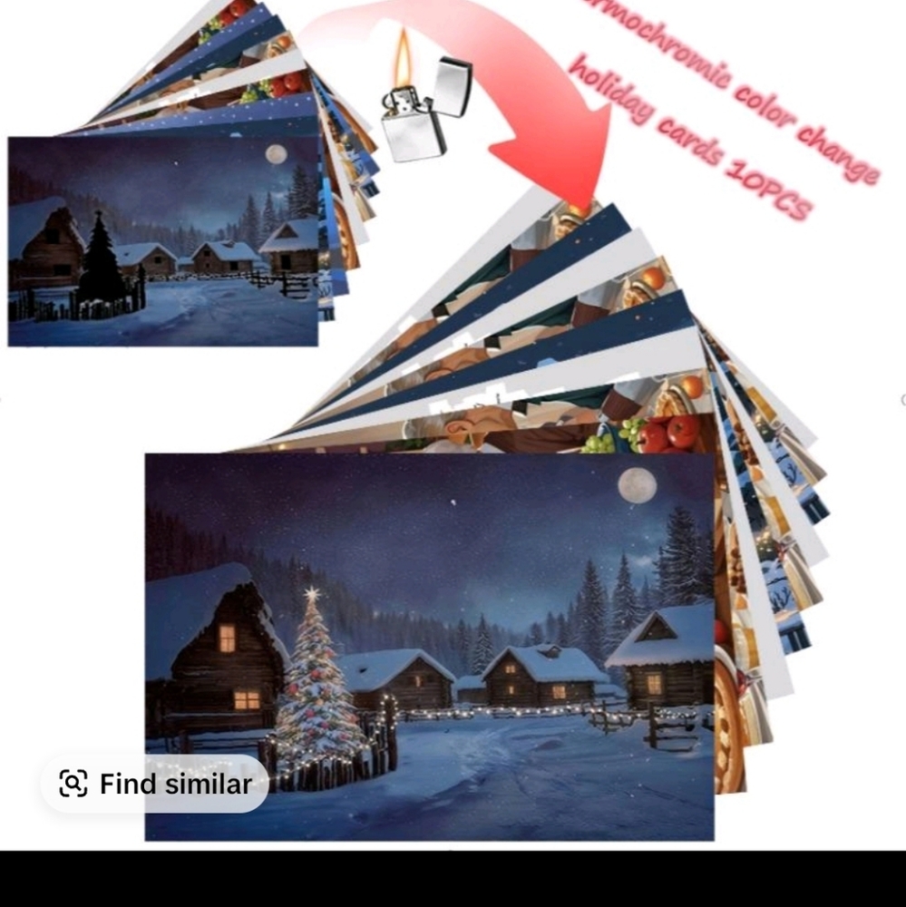 Color-Changing Holiday Cards Set - Picture 10 of 10